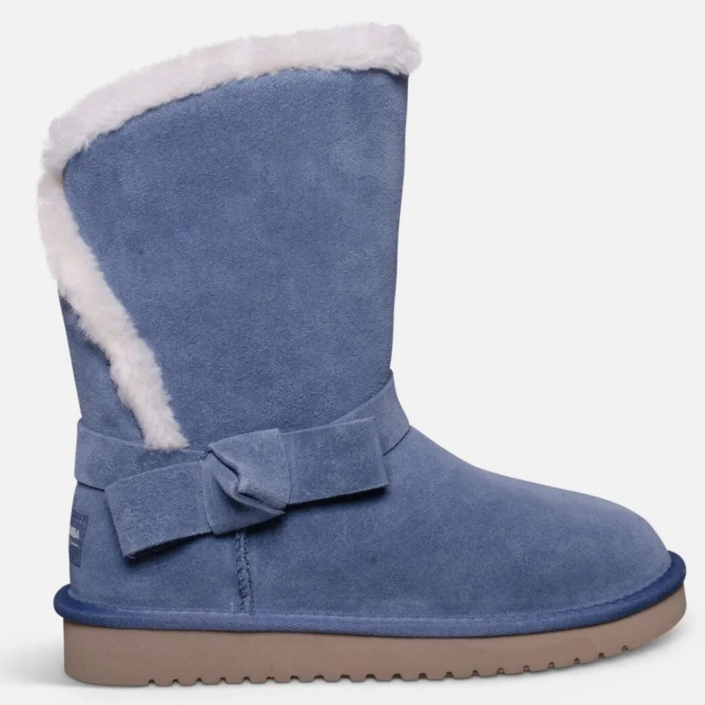 Koolaburra by Ugg Arlena Short Coast Blue Suede Women's Boot / US 7